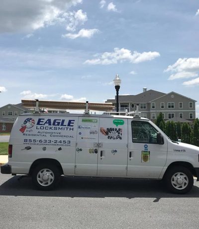 Eagle Locksmith Service van — 24/7 Licensed Locksmith Maryland DC Virginia
